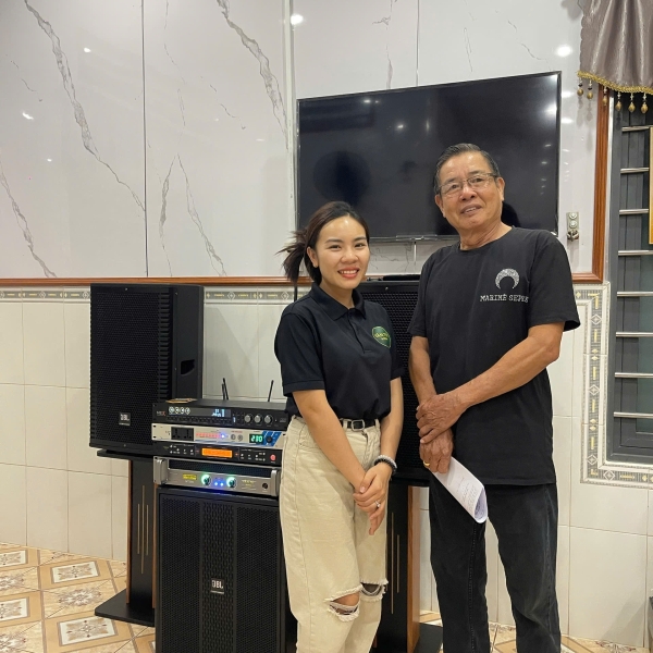 Thi công âm thanh gia đình. Võ Dõng Gia kiệm Đồng Nai. 